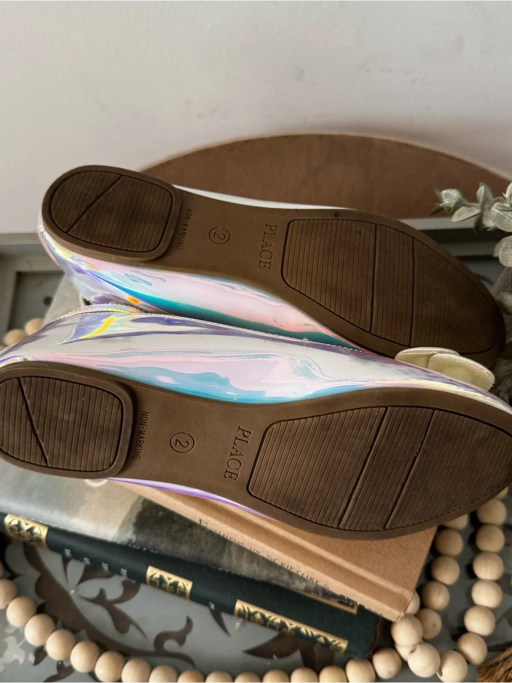 The Childrens Place iridescent strap